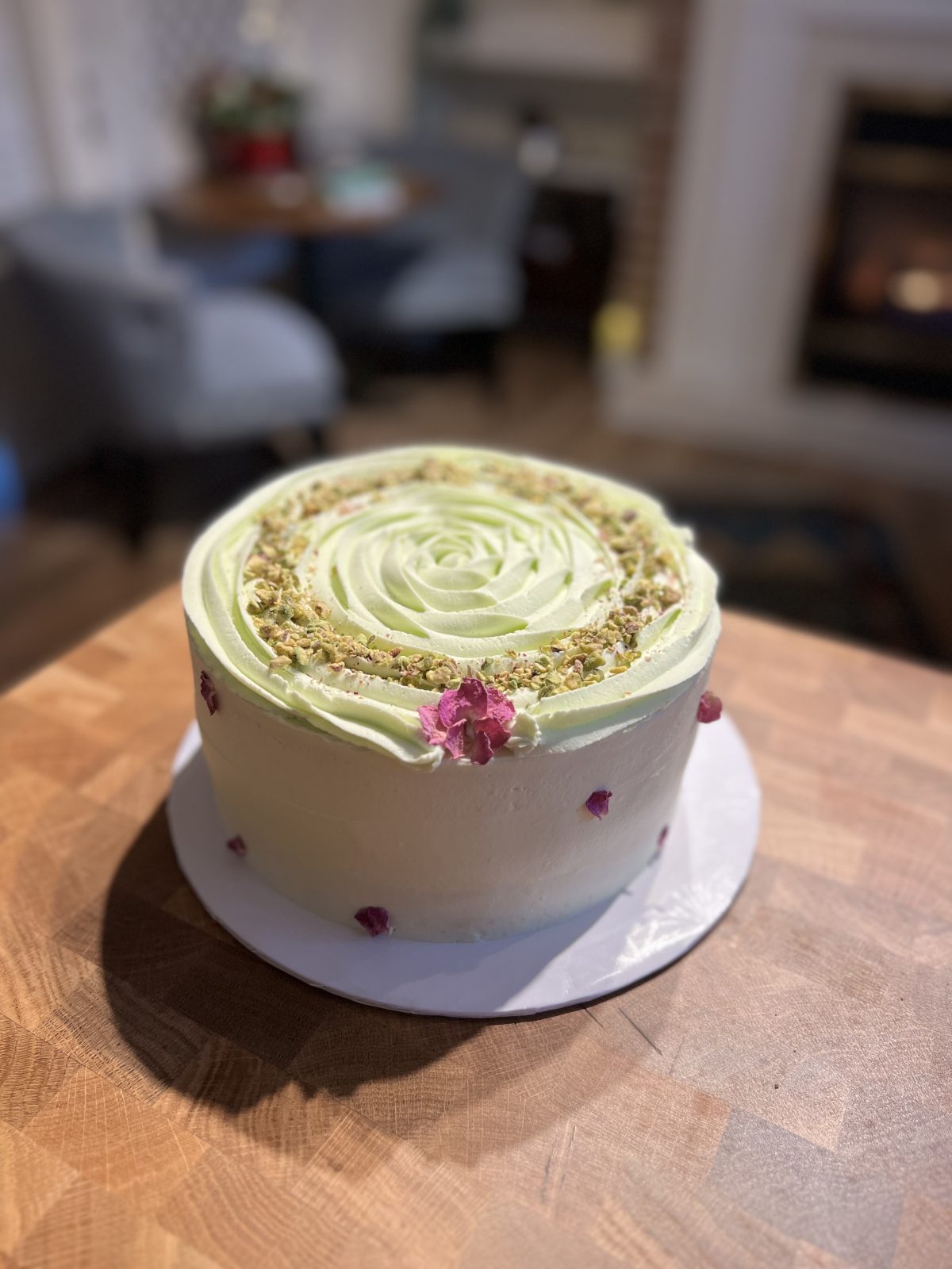 Sugar Free Pistachio Cake